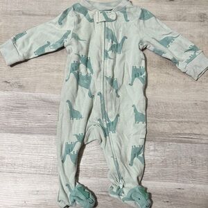 Carter's Dinosaur Footed One Piece